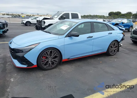 2023 Hyundai Elantra N из США, поврежденный, VIN KMHLW4AK5PU011870